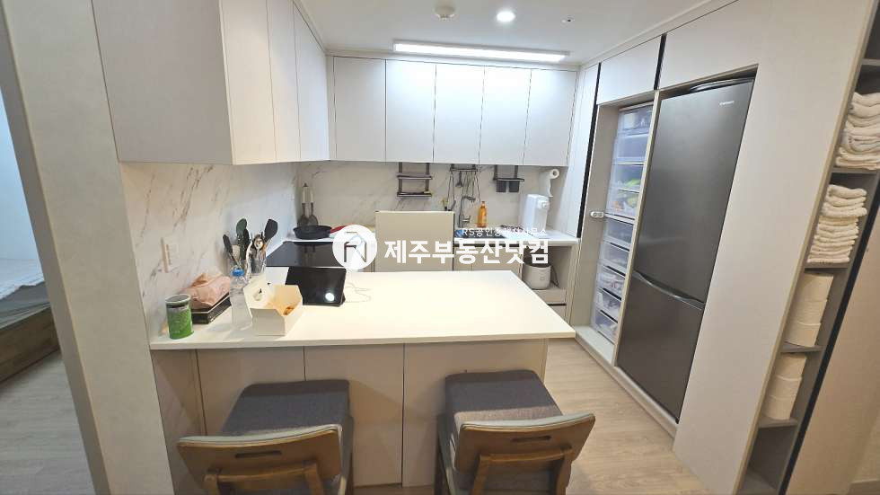 제주 제주시 이도일동 [이도일동] 휴안더센트럴 #준신축 #풀옵션 투룸 #매매, 전세 전세 매물번호 13071 사진 6