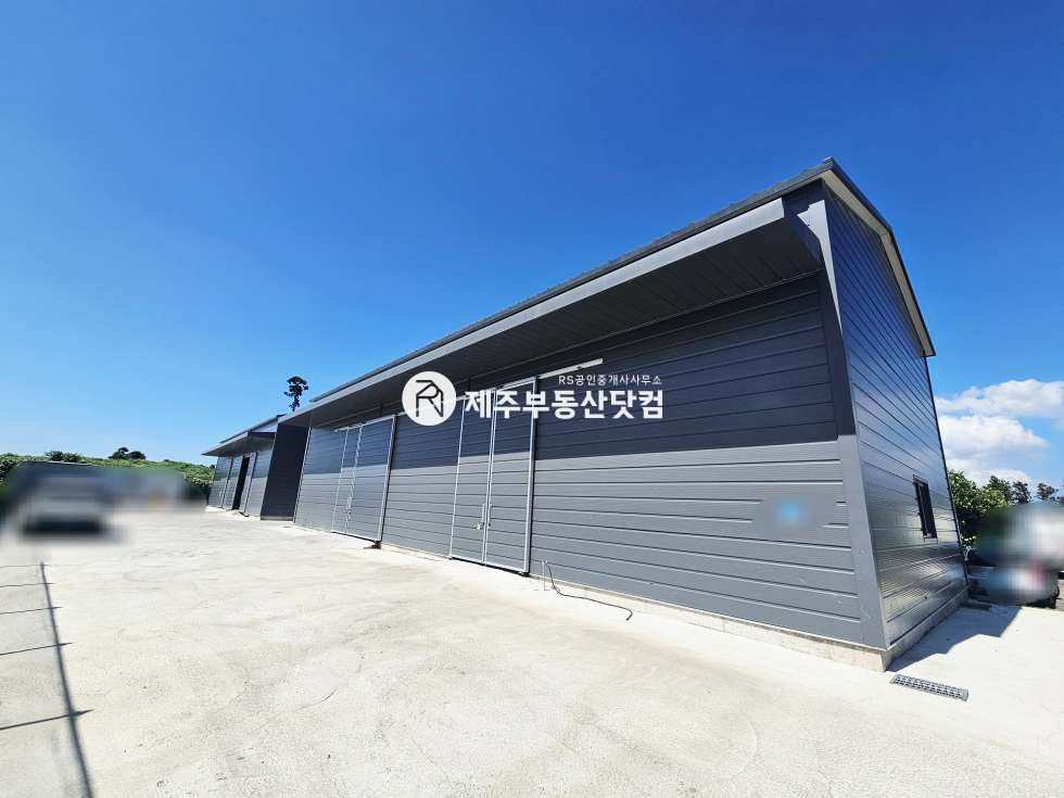 제주 제주시 애월읍 장전리 [애월읍/장전리] 쿠팡물류센터인근/1층신축창고/년세인하 연세 매물번호 13052 사진 1